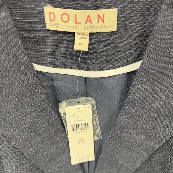 Anthropologie DOLAN Linen Balloon Sleeve Jacket Size XXS - Picture 5 of 10